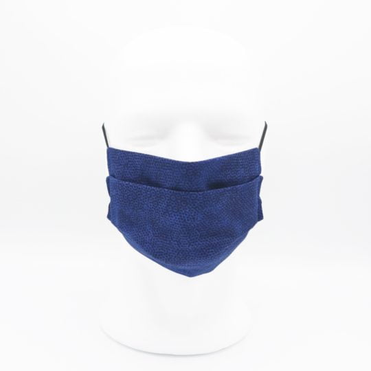 Masque en tissus - Dimples bleu marine