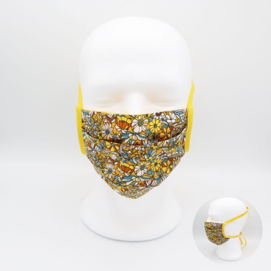 Masque en tissus - Apolline jaune – Image 4