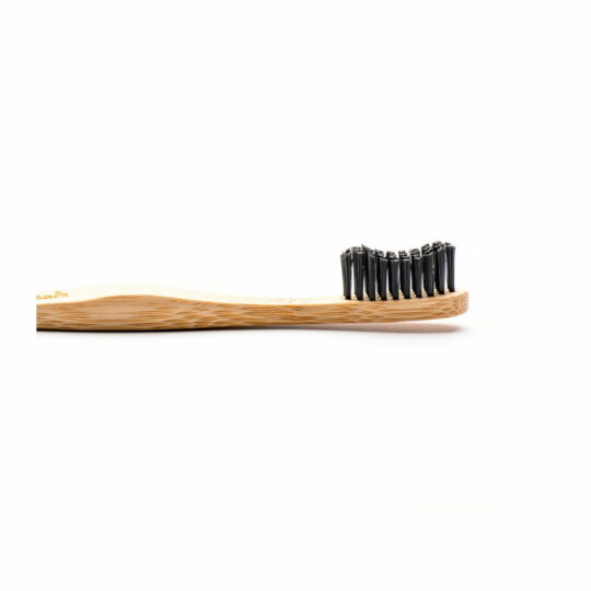 Brosse a dents en bambou poils medium - Charbon
