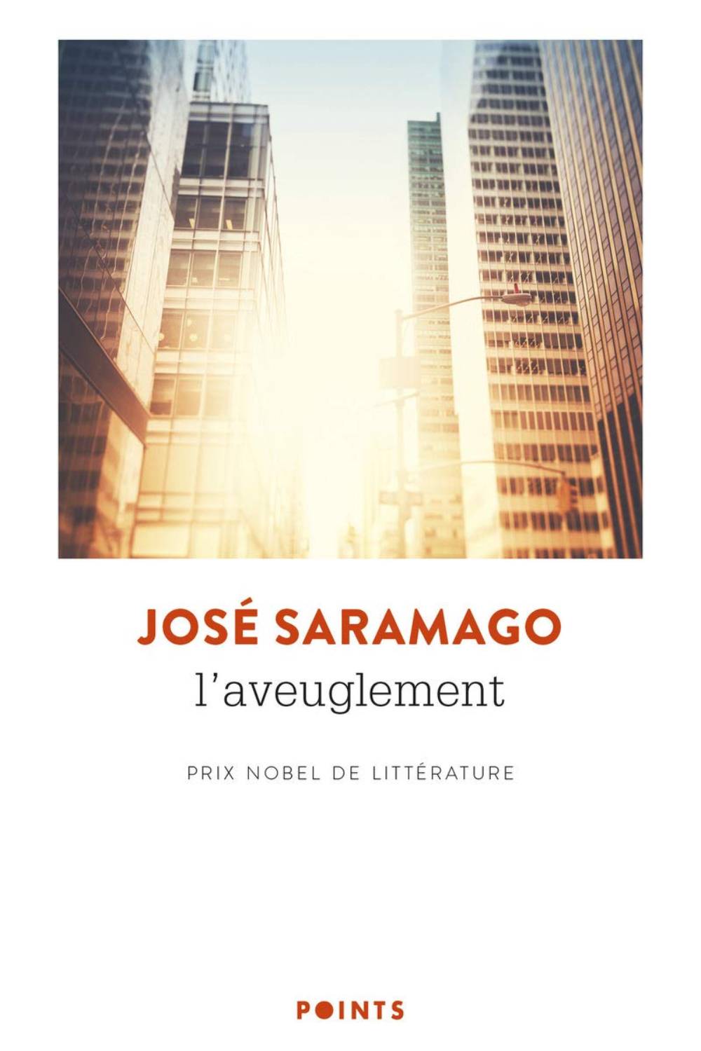 Couverture du roman L’Aveuglement de José Saramago Couverture du livre L'aveuglement de José Saramago