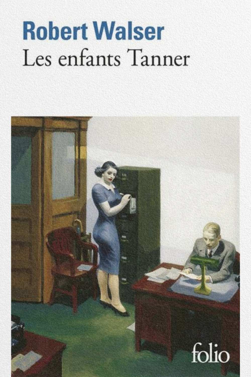 Couverture du roman Les Enfants Tanner de Robert Walser édition Folio