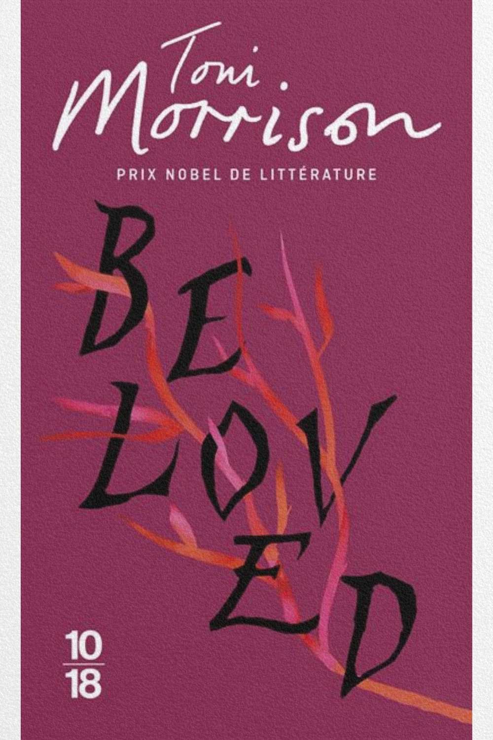 Couverture du roman Beloved de Toni Morrison Beloved de Toni Morrison, mémoire de l’esclavage dans le sud des États-Unis