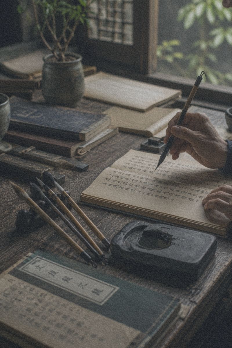 Entree-Culture-Chine-Objet-Pinceau-calligraphie
