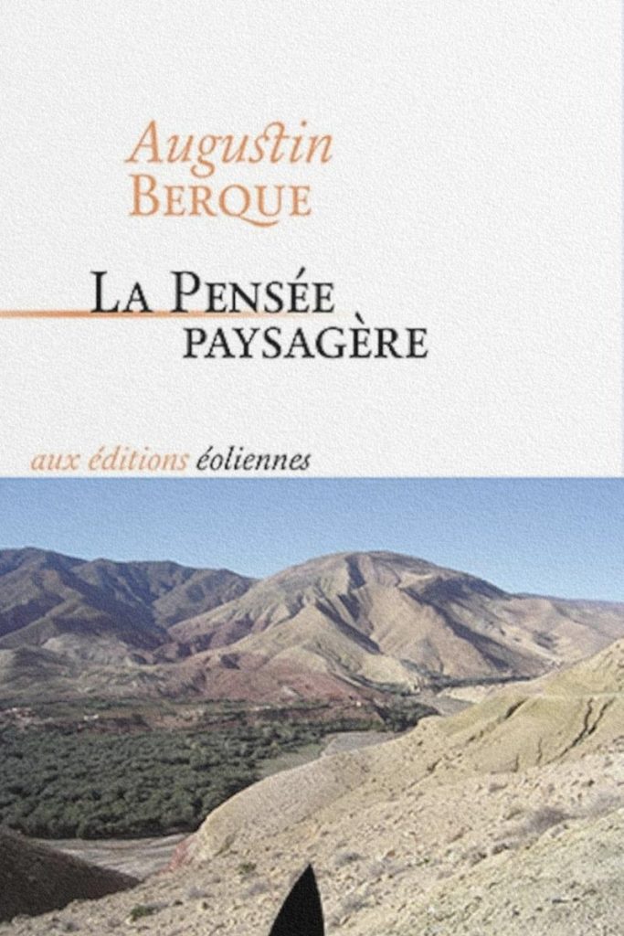 Couverture du livre « La pensée paysagère » d'Augustin Berque.