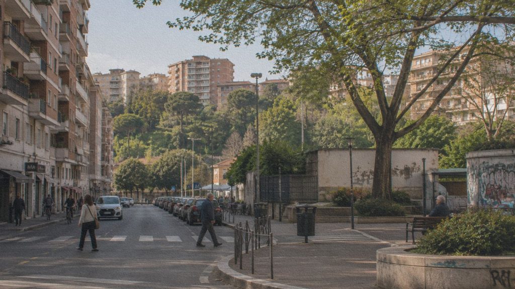 Pietralata aujourd’hui, ancienne borgata de Rome associée à l’univers littéraire de Pier Paolo Pasolini.