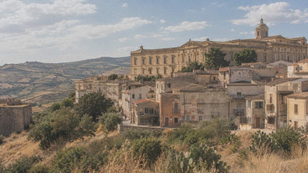 Santa Margherita di Belice et son paysage sicilien, territoire ayant nourri la Donnafugata du Guépard.