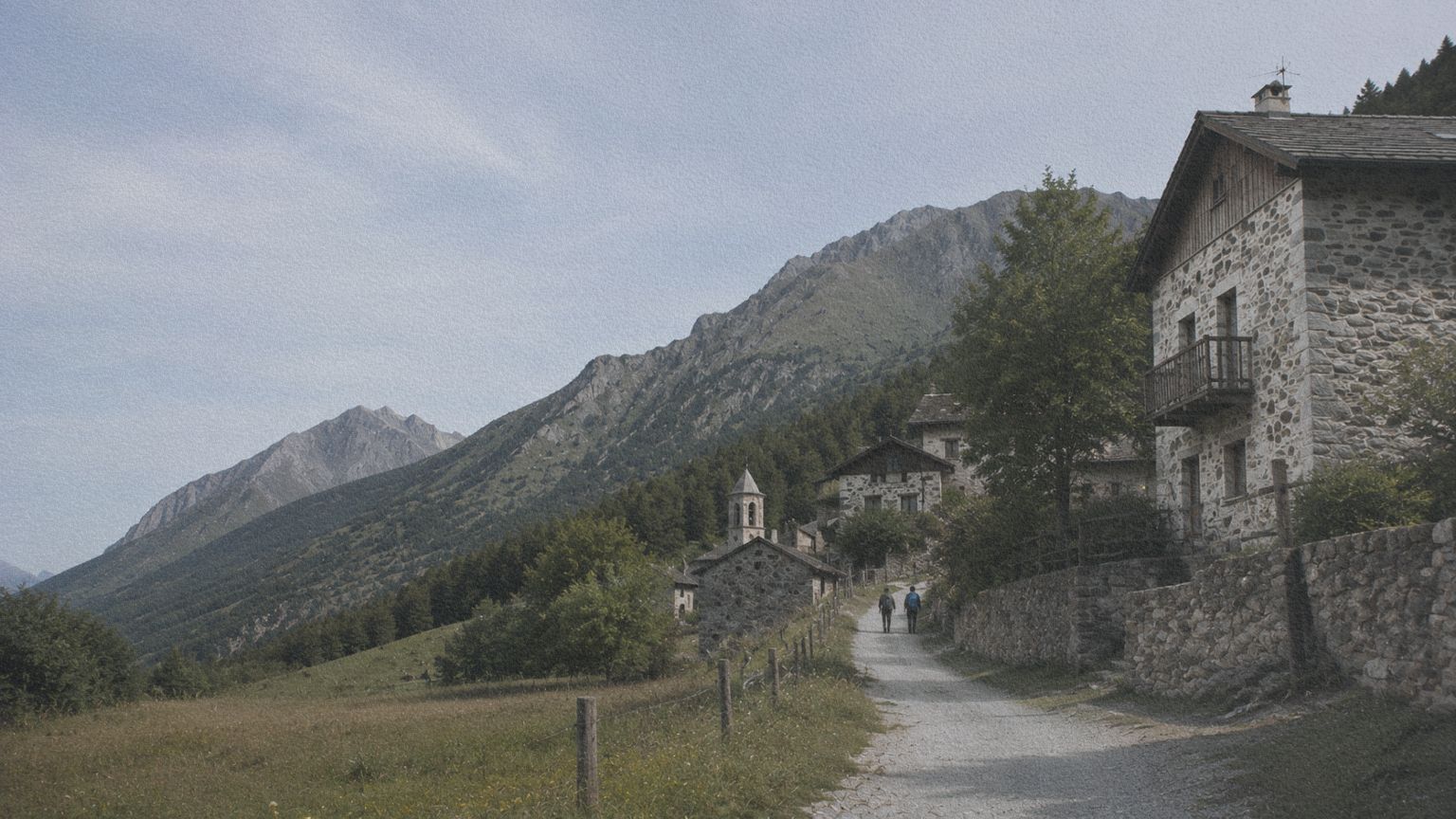 Prazzo et la haute vallée de la Maira aujourd’hui, point de départ de l’itinéraire inspiré de L’Inventaire des nuages.