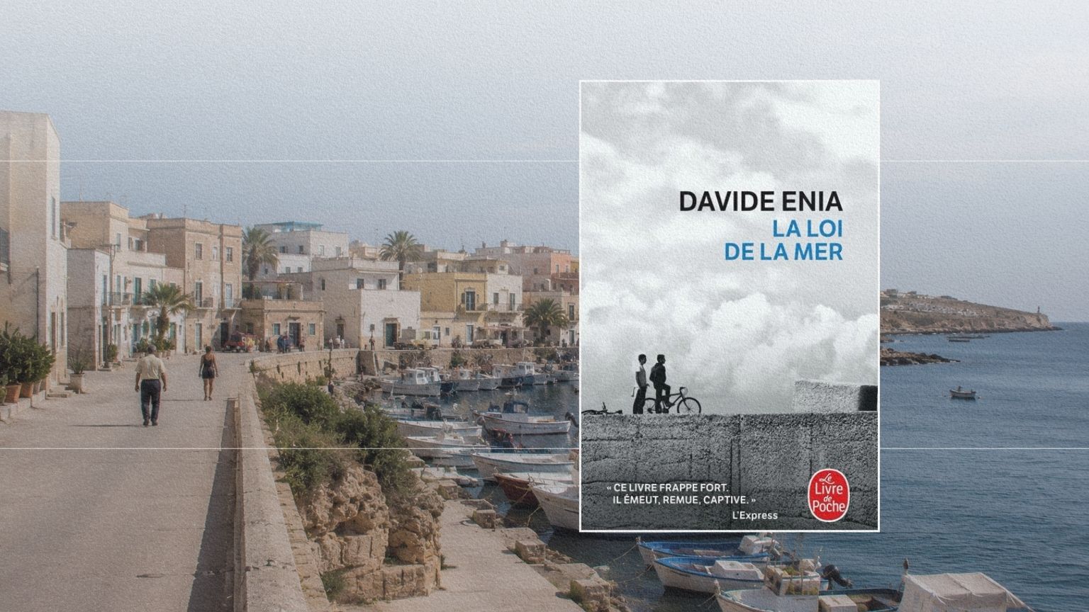 Lampedusa, île méditerranéenne au cœur du récit La Loi de la mer de Davide Enia.