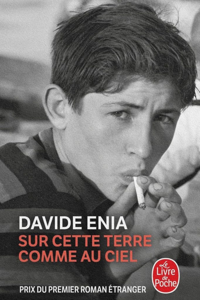 Couverture du livre Sur cette terre comme au ciel de Davide Enia.