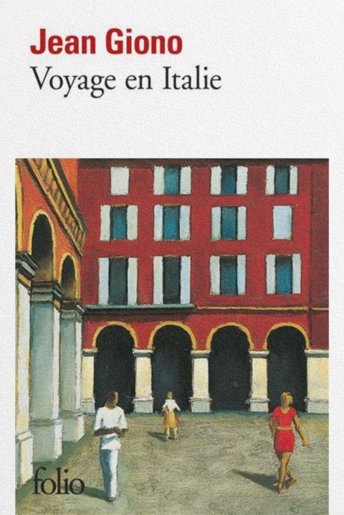 Couverture du livre Voyage en Italie de Jean Giono.