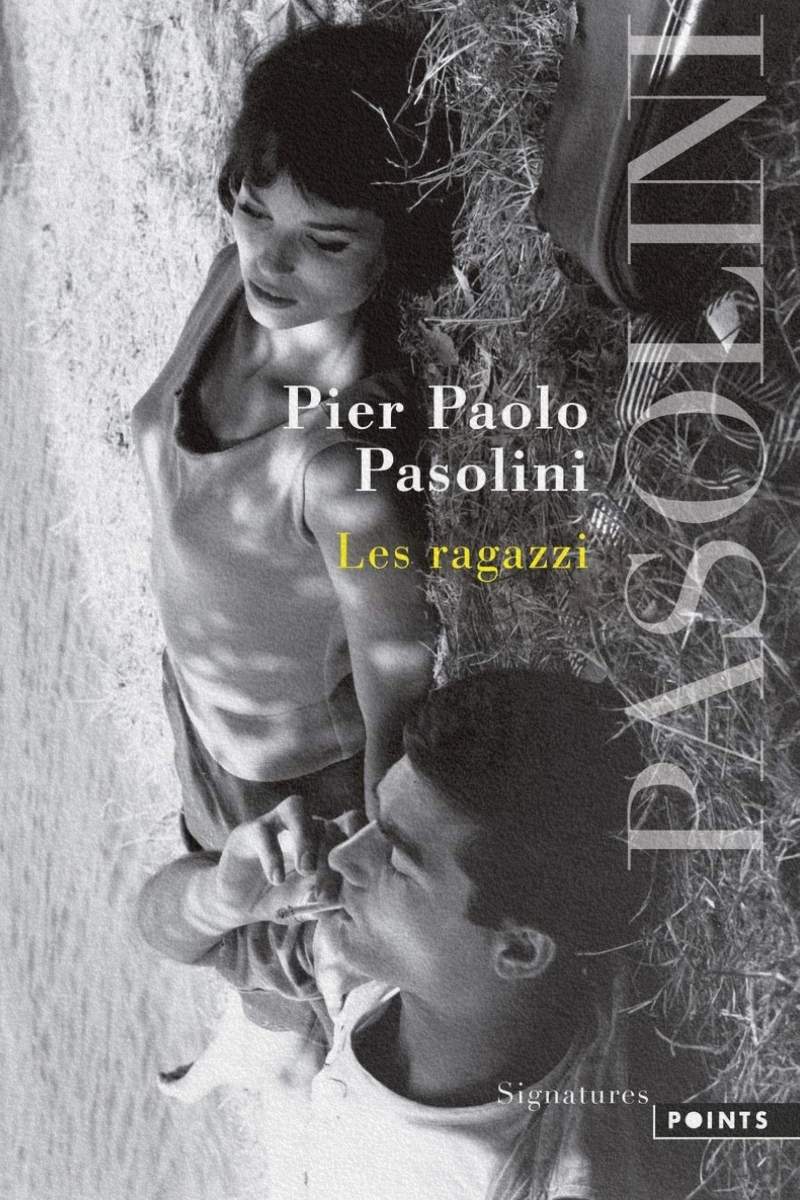 Livre-Pier-Paolo-Pasolini-Les-ragazzi Couverture du roman Les Ragazzi de Pier Paolo Pasolini