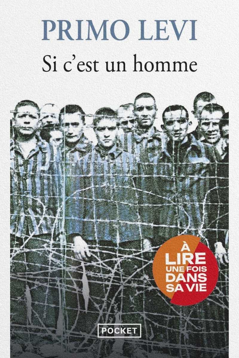 Livre-Primo-Levi-Si-c-est-un-homme Couverture du livre Si c’est un homme de Primo Levi