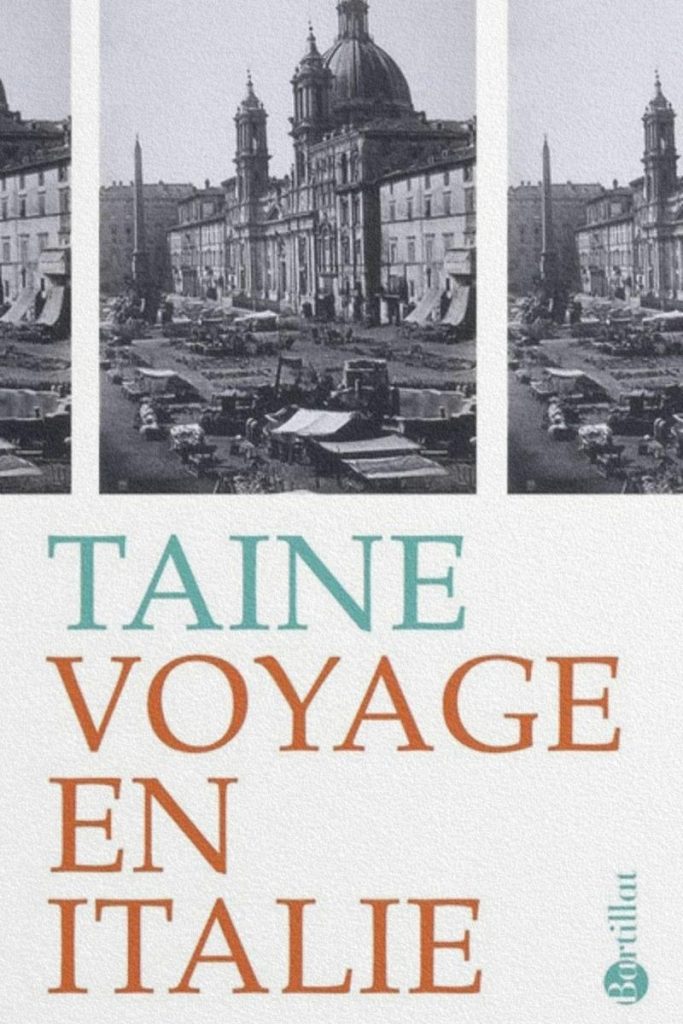 Couverture du livre Voyage en Italie d’Hippolyte Taine.