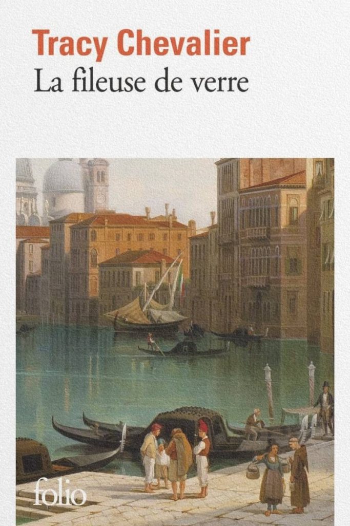 Couverture du livre La Fileuse de verre de Tracy Chevalier